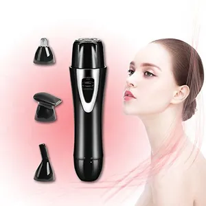 Nhãn Hiệu Riêng 4 Trong 1 Mặt Lông Mày Tóc Remover Facial Nose Tóc Tông Đơ Điện Shaver Cho Nam Giới