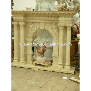 Promoción interior insertar piedra tallada decoración gran <span class=keywords><strong>chimenea</strong></span> de mármol - Product Image 6