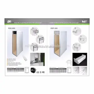 Kitchen 25mm Slat Aluminum Cabinet Tambour Roll Shutter Door