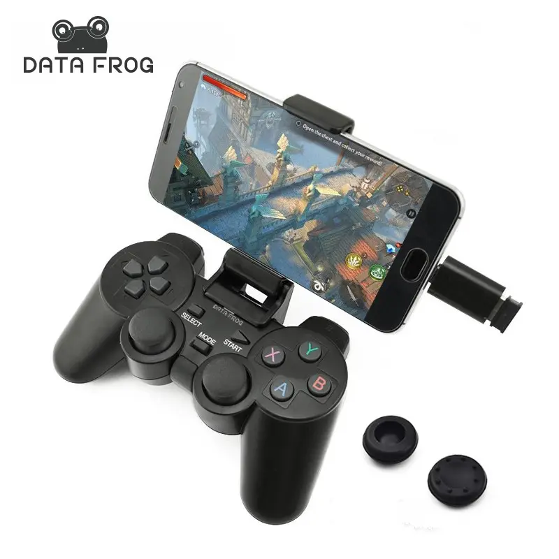 Data Frog Gamepad Wireless per Android per telefono/PC/PS3/TV Box Joystick 2.4G Joypad Controller di gioco per cellulare