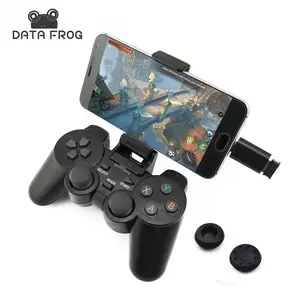 डेटा के लिए मेंढक वायरलेस Gamepad के लिए एंड्रॉयड फोन/पीसी/PS3/टीवी बॉक्स जॉयस्टिक 2.4G Joypad खेल सेलफोन के लिए नियंत्रक