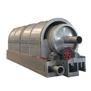 New condition waste plastic waste tyre pyrolysis plant pyrolysis oil machine