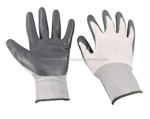 New design coated nitrile Working gloves <span class=keywords><strong>the</strong></span> hand shell nylon coated nitrile Working gloves - Product Image 1