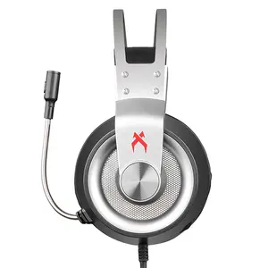 Xiberia K1ชุดหูฟังสำหรับเล่นเกม,7.1ชุดหูฟังสำหรับเล่นเกม PC เสียงรอบทิศทาง