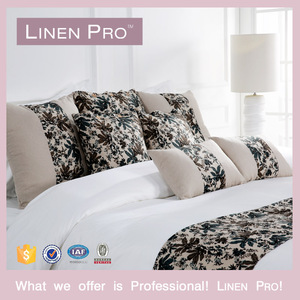 LinenPro Eliya Hôtel Satin Percale Plaine Hôtel Literie Ensemble Hôtel Lit <span class=keywords><strong>Chemin</strong></span> - Product Image 5