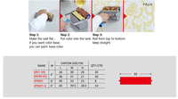 Rouleau à peinture décoratif à double motif en vente chaude
