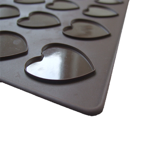 Propre et facile à nettoyer amour forme silicone Macaron <span class=keywords><strong>chocolat</strong></span> bac moule - Product Image 2