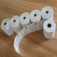 Ucuz fiyat baskılı termal pos kağıdı makbuz kağıt rulolar