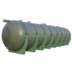 3000l FRP/GRP horizontal fiberglass oil/acid/Co2 storage tank