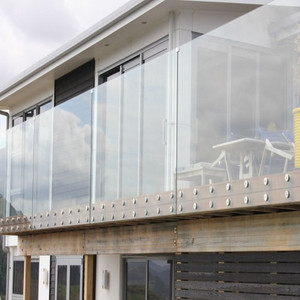Balustrade de verre autoportante, en béton, bois, montage d'<span class=keywords><strong>escalier</strong></span> - Product Image 5