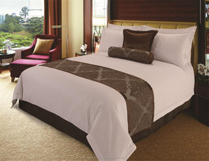 5 estrellas 100 algodón rey tamaño barato raya <span class=keywords><strong>funda</strong></span> nórdica Hotel - Product Image 4