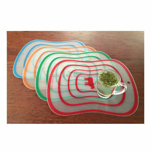 Trasparente di colore solido PP di plastica da cucina stuoia di tabella/tappetino di taglio/sughero tovagliette - Product Image 4