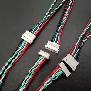 Molex 51005/51006 2-pin erkek dişi bükülmüş kablo meclisi - Product Image 1