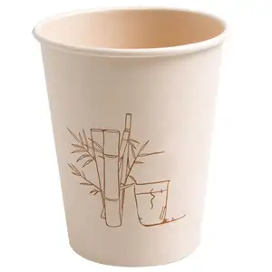 Descartáveis biodegradáveis Fibra de Bambu Xícara de Café
