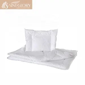 Cama de berço leve anti-alergia, cama branca e duvet para bebês com 120x150 cm