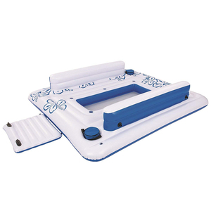 Île flottante gonflable géante pour 6 personnes, personnalisée OEM, pour lac et rivière, pour les fêtes - Product Image 3