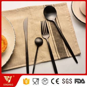 PVD màu đen dao kéo, <span class=keywords><strong>Flatware</strong></span> đen, đen dao muỗng nĩa - Product Image 2
