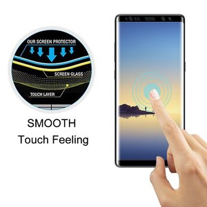 Pour <span class=keywords><strong>Samsung</strong></span> Galaxy NOTE 10 PRO/Note 8/Note 9 4D Incurvée Pleine Couverture En Verre Trempé Protecteur D'écran - Product Image 5