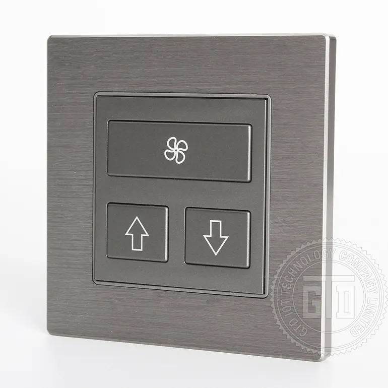 Bouton-poussoir de réinitialisation Technologie de contact sec Interrupteur CC 24V pour maison d'hôtel intelligente utilisant