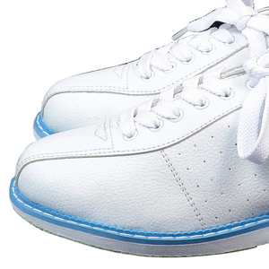 Zapatos de bolos blancos de PU para hombre y mujer, gran oferta - Product Image 5
