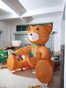 Décoration de <span class=keywords><strong>Noël</strong></span> lumineuse LED personnalisée en forme d'ours, motif 3D, hauteur 2m 3m 4m, pour place publique, parc, jardin - Product Image 4