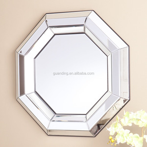 Hình chữ nhật nghệ thuật Deco handmade tường gương với vát cạnh cho trang trí nội thất - Product Image 1