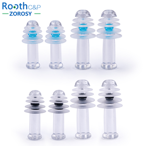 Bouchons d'oreilles en silicone de sécurité ANSI nouvellement conçus, fonction de réduction du bruit, pression réduite, protection des oreilles pour les vols aériens, bouchon pour le conduit auditif - Product Image 2