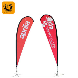 Punto de poliéster custom impresión bandera banderas al aire libre pantallas de <span class=keywords><strong>marketing</strong></span> - Product Image 2