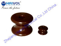 Aislador de Disco ANSI 53-1/2/3/4/5 33kv 70kn, Aislador de Porcelana en Carrete Serie 53, Aislador Cerámico en Carrete