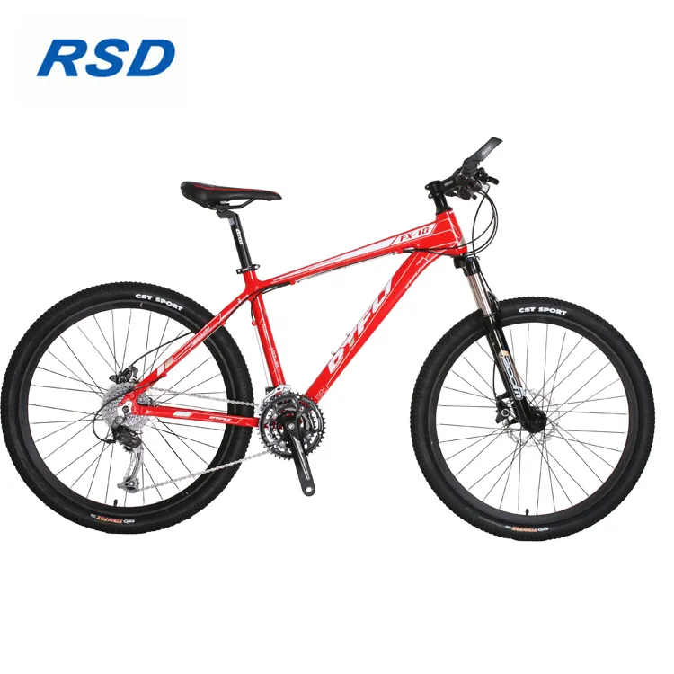 Alibaba prix rouge mode vélo 26 "dame importation vtt vélos de chine, chine usine de vélo suspension complète vélo