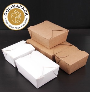 Ecológico lujo sacar los envases desechables caja de embalaje tarjeta, Pla película cajas de almuerzo pequeño - Product Image 6