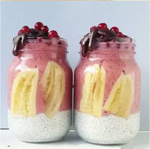 Overnight Oats Jars with Lid and Spoon,11oz/20oz Large Capacity Airtight Oatmeal Container,Portable Mason Jars Breakfast Container, Size: 350 mL