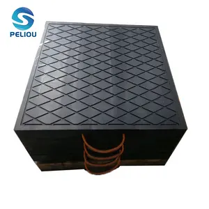 China UHMWPE Custom 30x30x2 Kran heber Fußplatte Pe Kunststoff HDPE Polyethylen Ausleger Pads