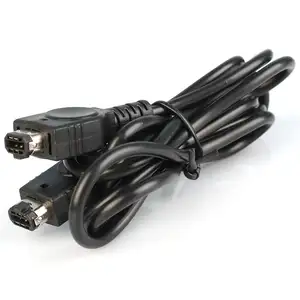Pengiriman Gratis Dua 2 Pemain Link Game Menghubungkan Kabel Kabel Adapter Timbal untuk Gameboy Advance GBA SP 120Cm Kualitas Tinggi