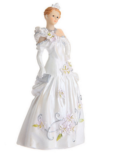 SUPER OFFERTA Statuetta Romantica per Torta Nuziale in RESINA Statua Coppia di Sposi Innamorati - Product Image 3