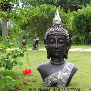 큰 정원 조각 부처님 머리 동상