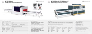 เครื่องอัดสุญญากาศแบบเมมเบรนสำหรับงานไม้ รุ่น WV2300A-1/WV2300A-1Z (กึ่งอัตโนมัติ)/(อัตโนมัติ) - Product Image 4