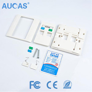 Fabrication de façade de câble réseau ABS Rj11 <span class=keywords><strong>Rj45</strong></span> façade avec obturateur pour câble cat5e cat6 - Product Image 4
