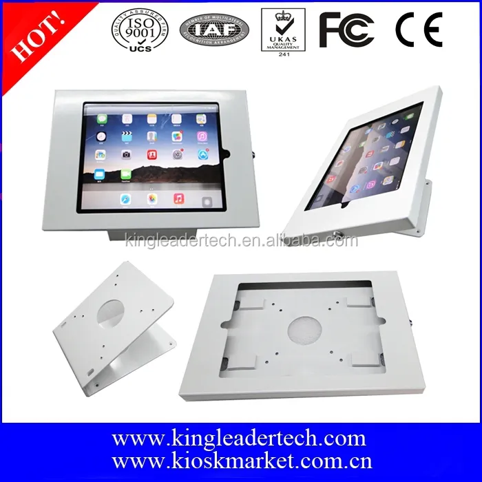 Anti-theft Lockable Tablet Desktop Enclosure and Stand for All Kinds of Tablets