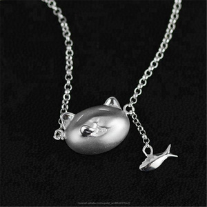 Diseño de Moda <span class=keywords><strong>lindo</strong></span> collar de plata 925 - Product Image 3
