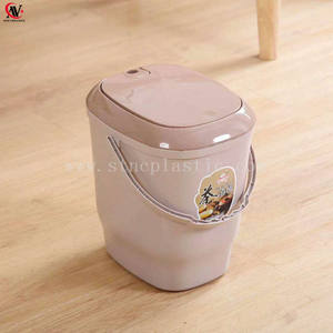 Cubo de Plástico con Filtro para Residuos de Té y Asa, <span class=keywords><strong>1</strong></span> Juego de Coladores de Hojas de Té para Uso en el Hogar y la Oficina - Product Image 2