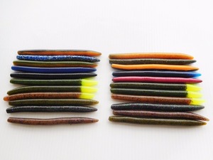 Señuelo de Pesca de Agua Dulce para Lubina, Cebo de Gusano Impregnado, Señuelo de Plástico Suave para Rí<span class=keywords><strong>o</strong></span> y Lago - Product Image 3