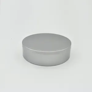 Hohe Verkäufe Kunden spezifische Aluminium-Kunststoff-Silber kappe für Kosmetik glas Klarglas