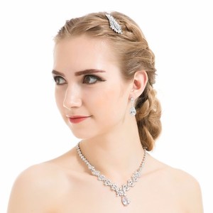LUOTEEMI — parure de bijoux de mariage en Zircon, en forme de perle, ensemble pour les mariées, nouvelle collection, cadeau de luxe - Product Image 5
