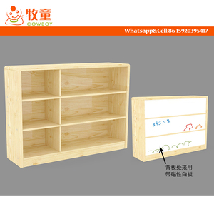 2017 Venta caliente niños preescolar muebles armarios de madera para el almacenamiento - Product Image 3