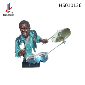 تماثيل موسيقى من الراتينج مقاس 20 بوصة ، تماثيل موسيقى الجاز مناسبة للمنزل ، خزانة تلفزيون - Product Image 2