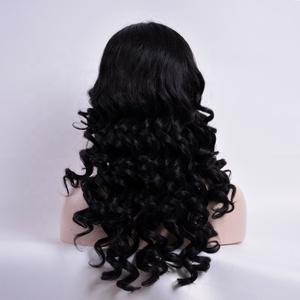 Best-seller di moda lunghi ricci dei <span class=keywords><strong>capelli</strong></span> big ricci <span class=keywords><strong>capelli</strong></span> Sintetici per le donne - Product Image 4