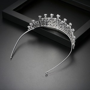 LUOTEEMI — serre-tête <span class=keywords><strong>d</strong></span>écoratif de luxe pour <span class=keywords><strong>demoiselle</strong></span> <span class=keywords><strong>d</strong></span>'<span class=keywords><strong>honneur</strong></span>, bandeau de cheveux avec strass, diadème - Product Image 6