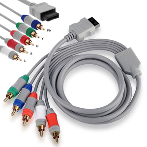 <span class=keywords><strong>Cable</strong></span> AV Protector NSLikey de 1.8m para Consola <span class=keywords><strong>Wii</strong></span>/<span class=keywords><strong>Wii</strong></span> U, Adaptador de Audio HDTV 1080P con 5 Líneas RCA - Product Image 5