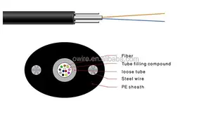 2 कोर फाइबर ऑप्टिक केबल, GYXY 12 कोर फाइबर ऑप्टिक केबल